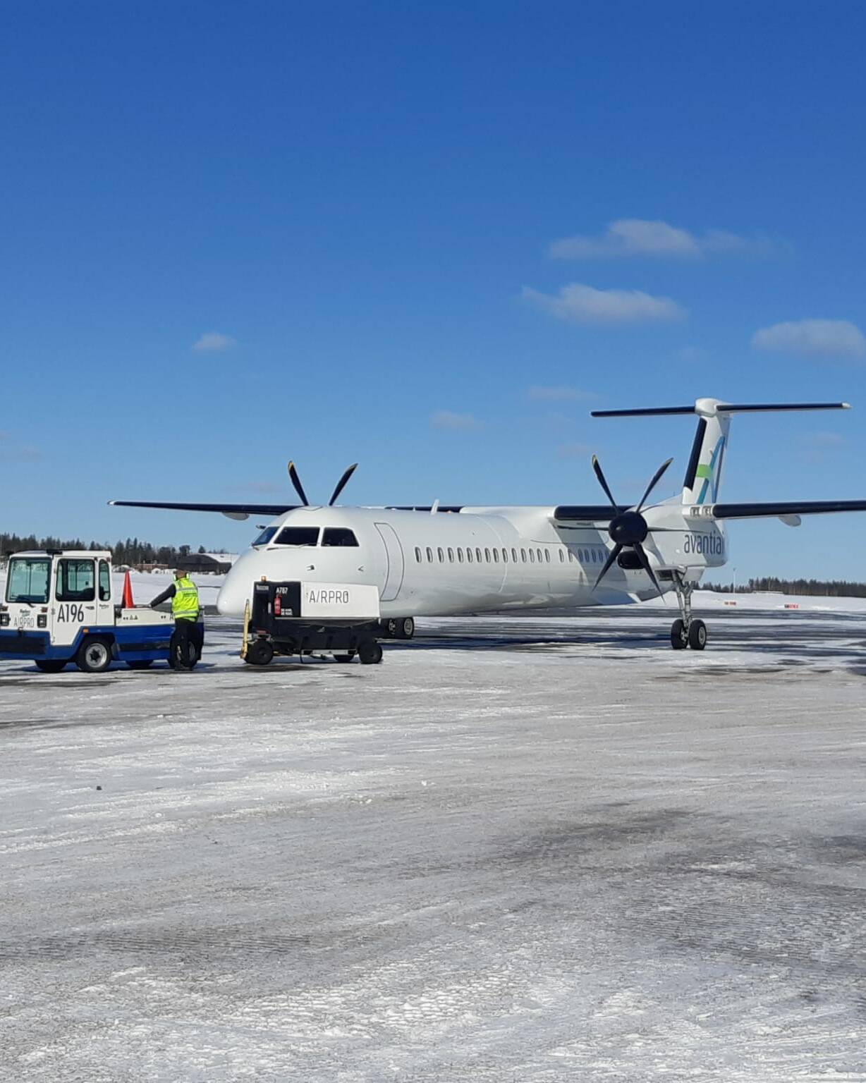 Supervision de vol à Rovaniemi, Finlande